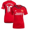 Officiële Voetbalshirt Manchester United Rashford 10 Thuis 2023-24 - Dames